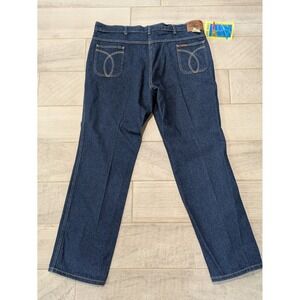 NOS Mens Long Haul Blue Jeans Size 44x34  Vintage 80s Made in‎ the USA